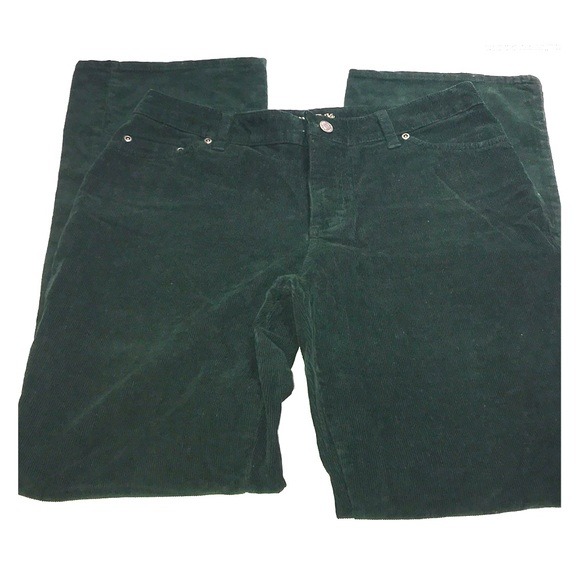 St. John's Bay Denim - ♥️ Green Corduroy Jeans Size 10 ♥️